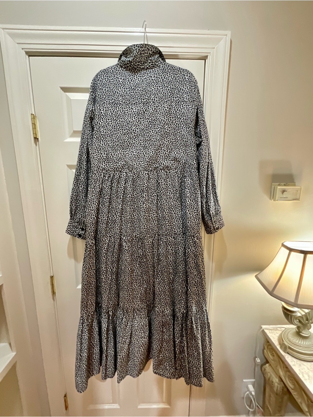 Michael Kors Black and White Tiered Maxi Dress - Picture 14 of 15
